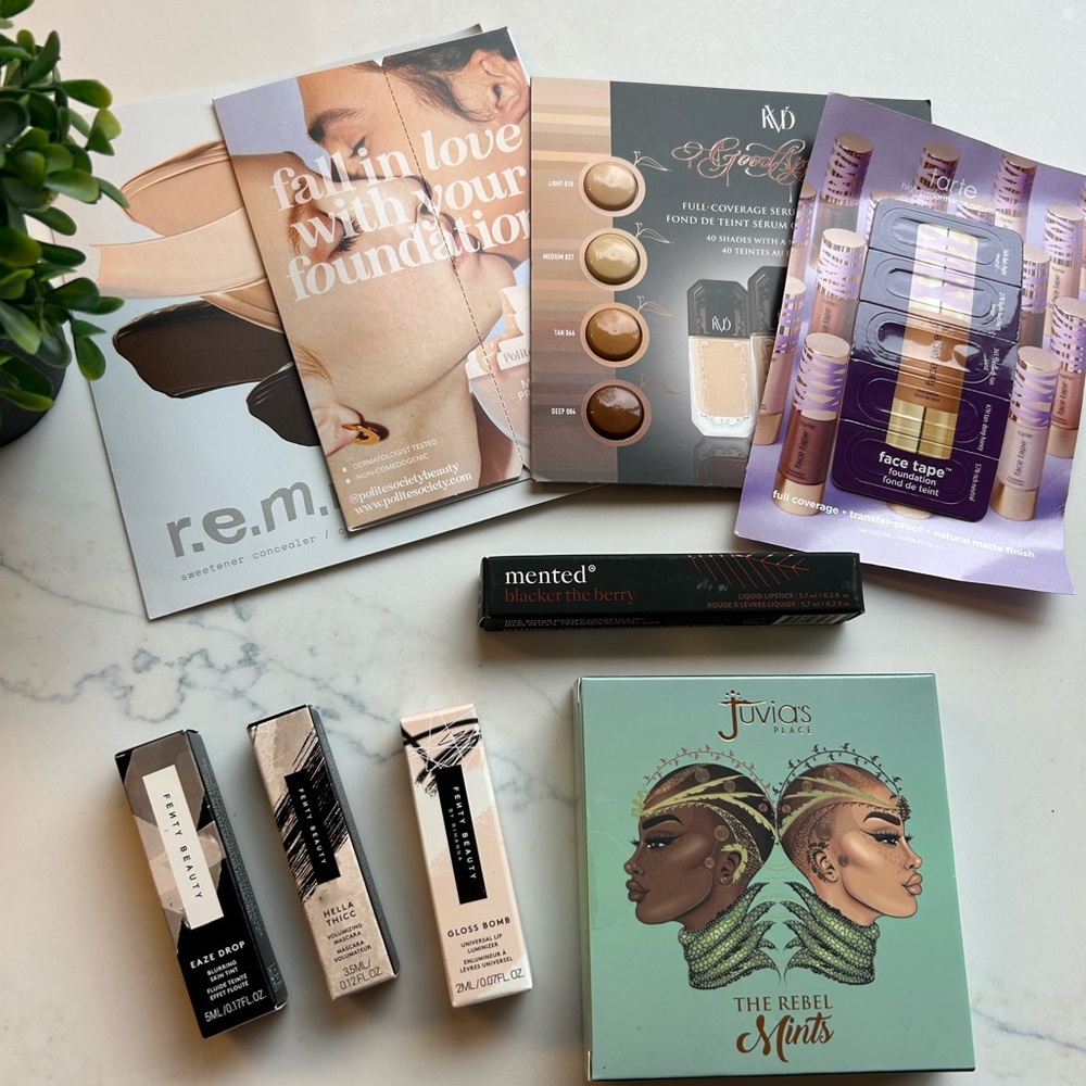 Premium Makeup Bundle - Fenty, Juvia’s, & Mented